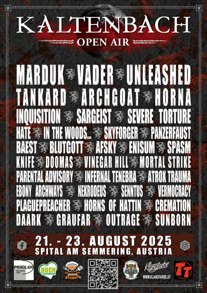 Alineamiento de Kaltenbach Open Air 2025