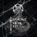 Logotipo de veracruz metal fest y un dragón marino