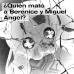 Imagen de un oso mascot de AXE Ceremonia y texto: ¿Quién mato a Berenice y Miguel Angel?