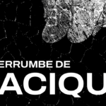 logo de cacique roto y el titulo: el derrumbe de cacique